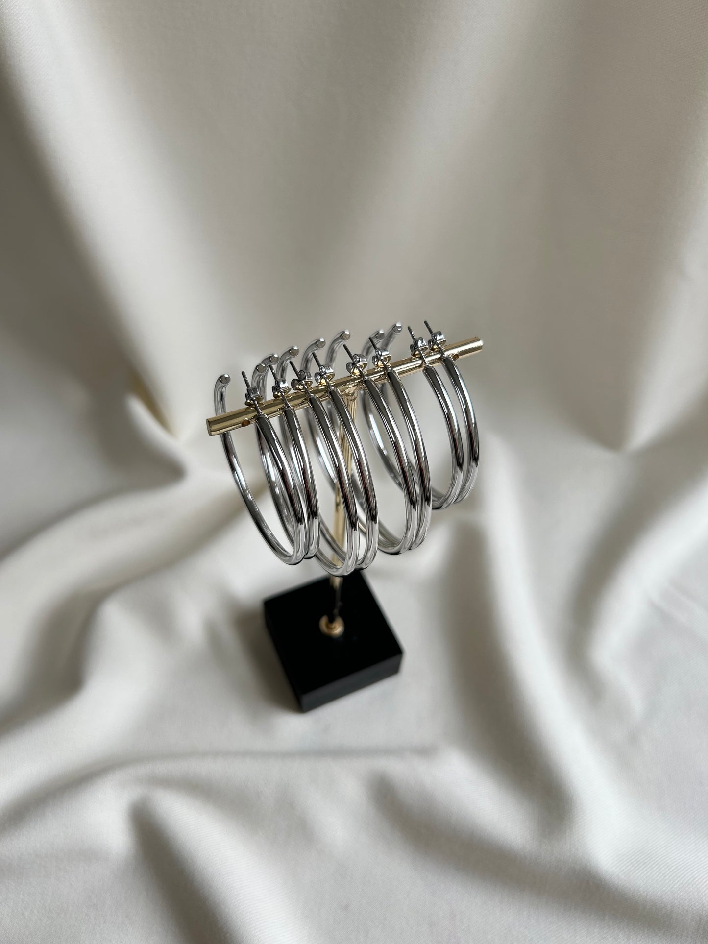 Mia hoops zilver