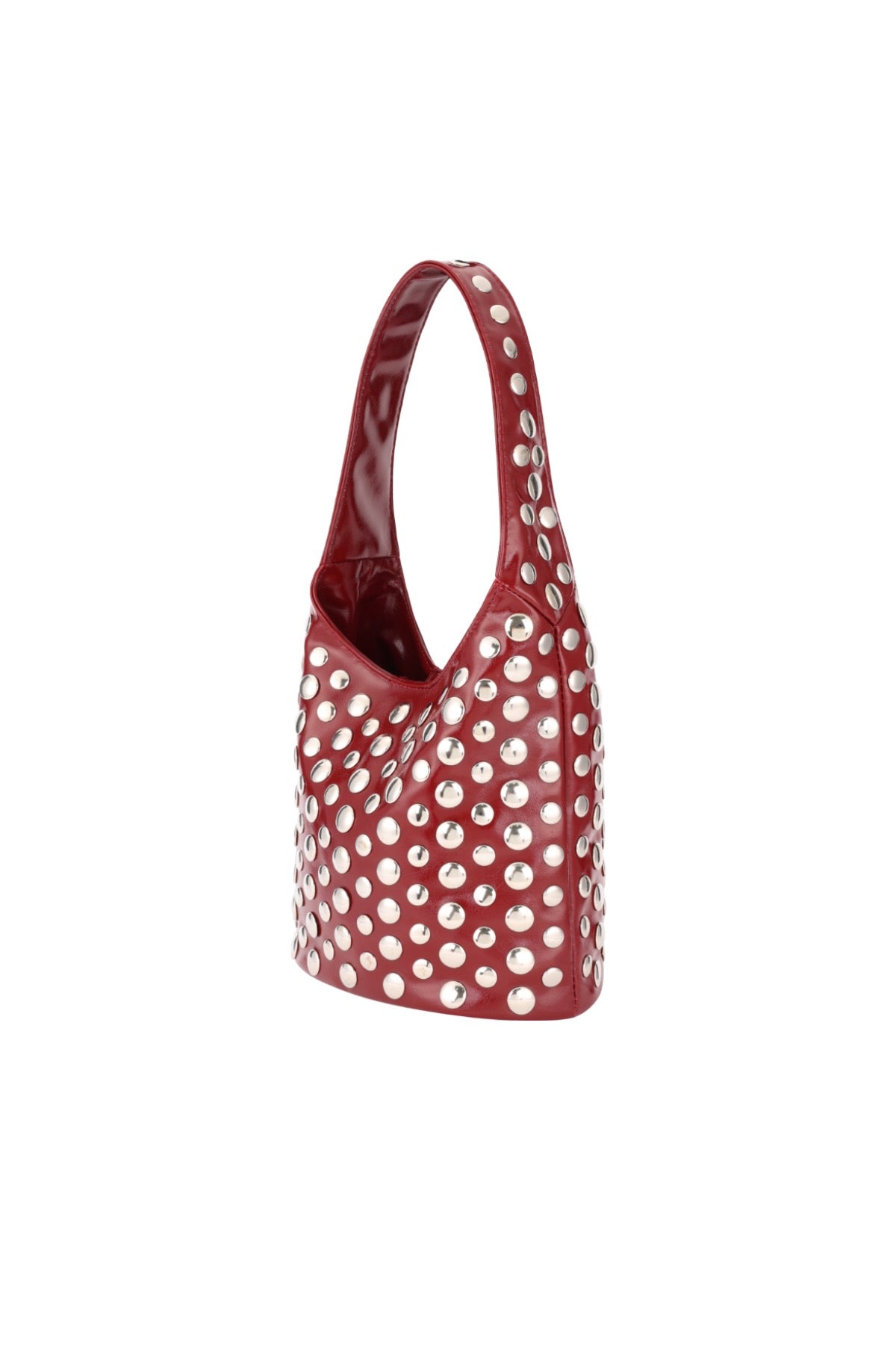 Bowi handtas met studs rood