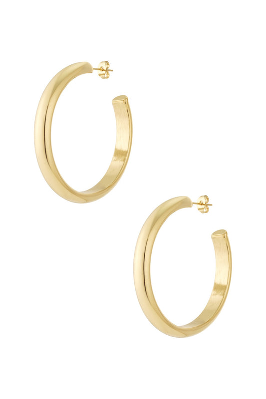 Kyra hoop goud