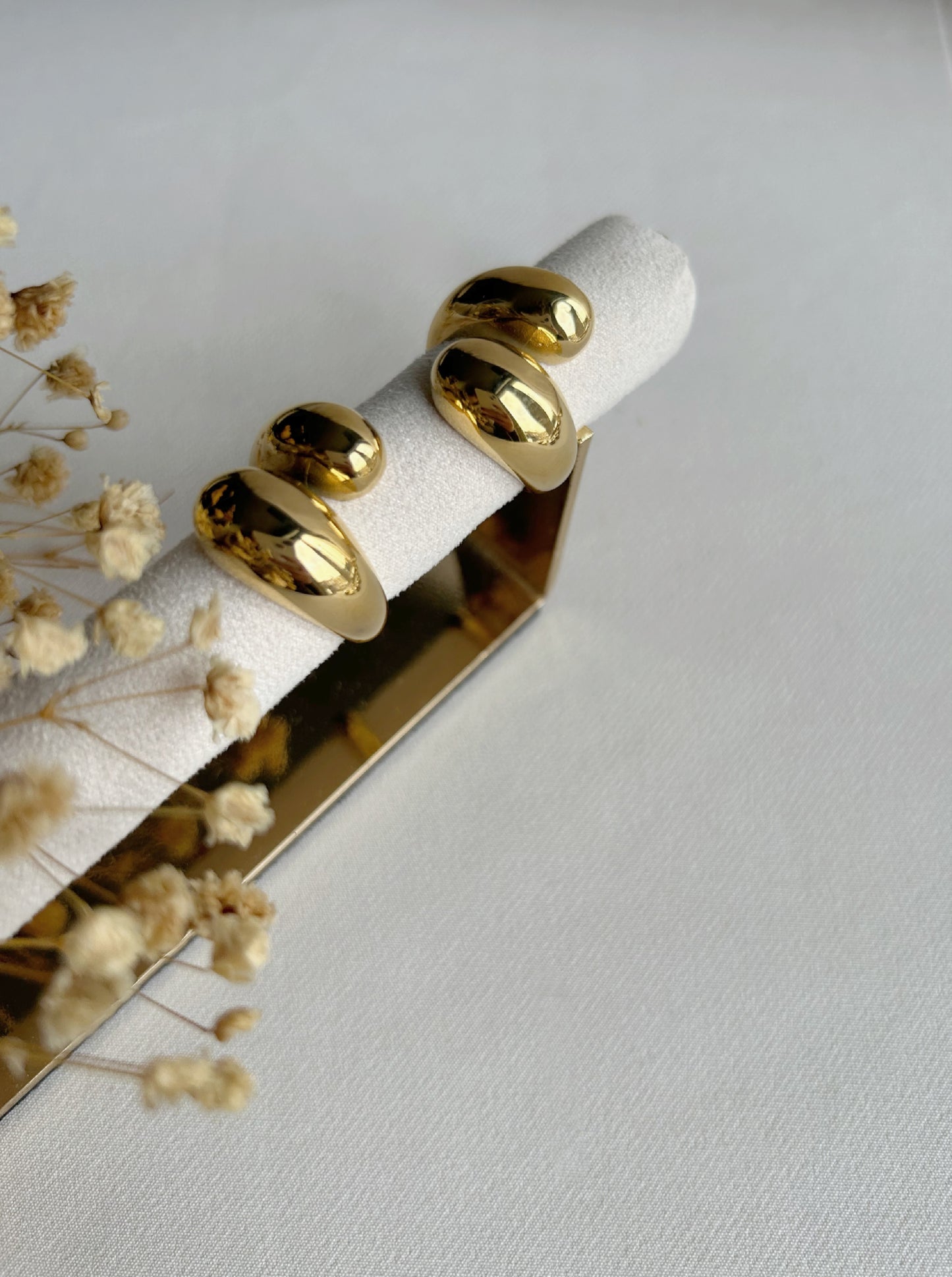 Statement ring goud