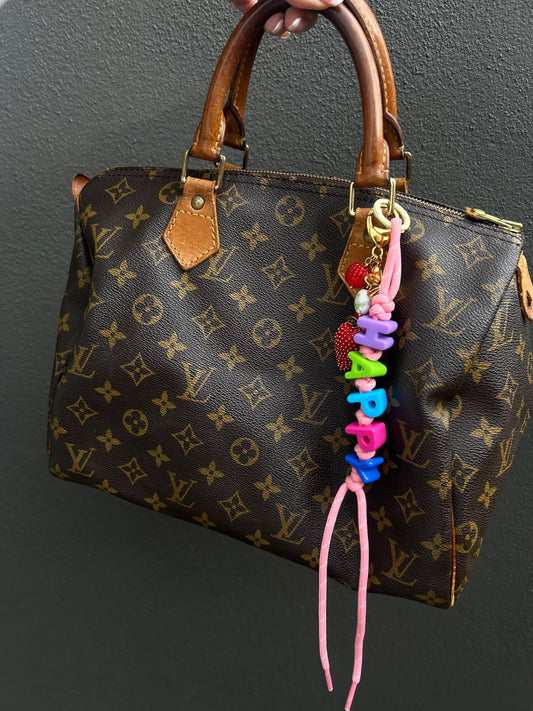 HAPPY Bag Charm