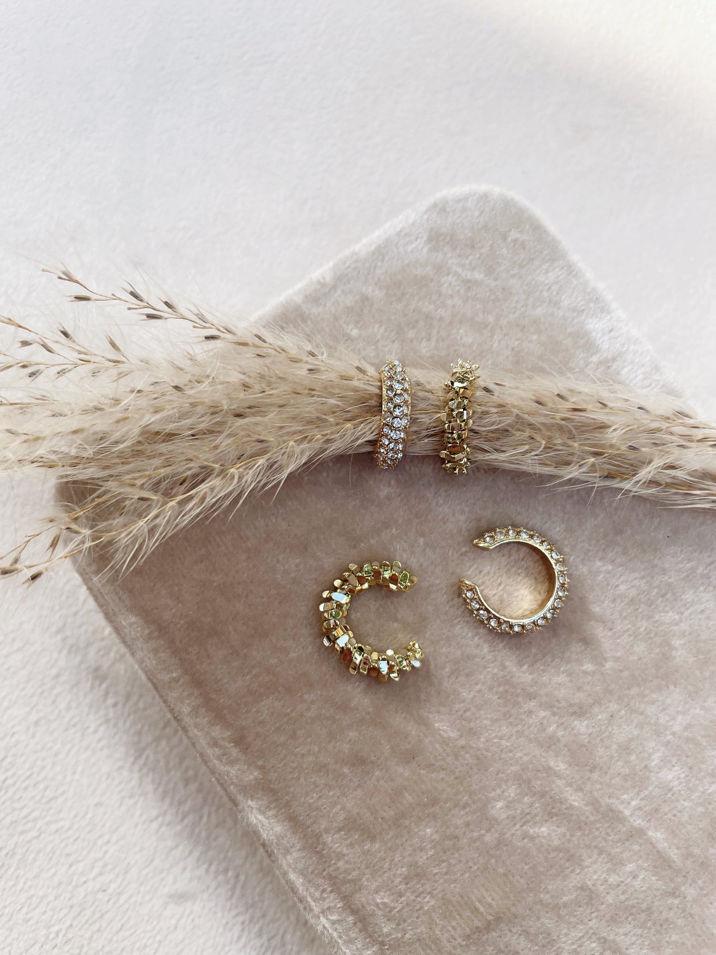 Earcuff goud/diamond