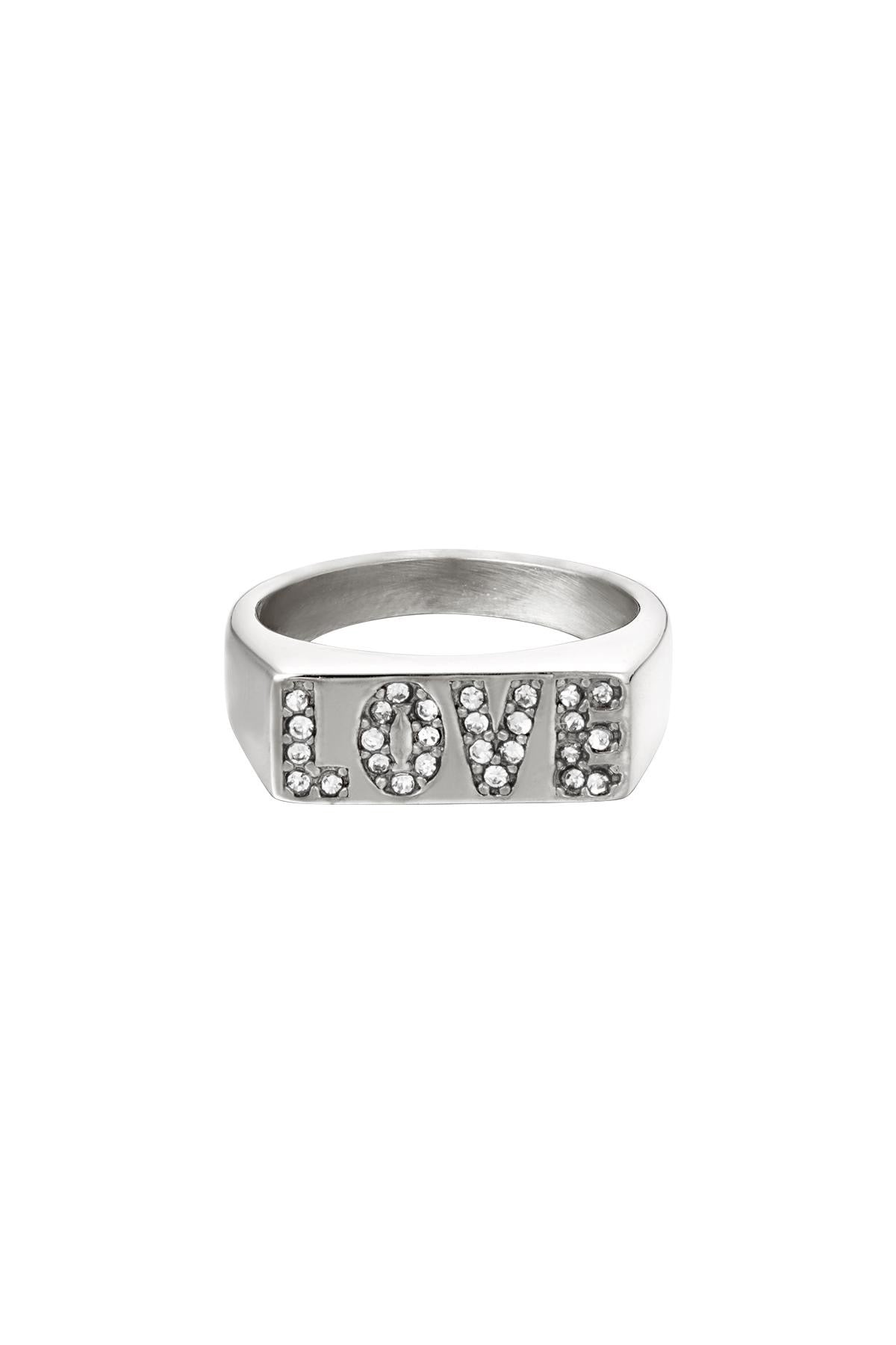 Love ring zilver