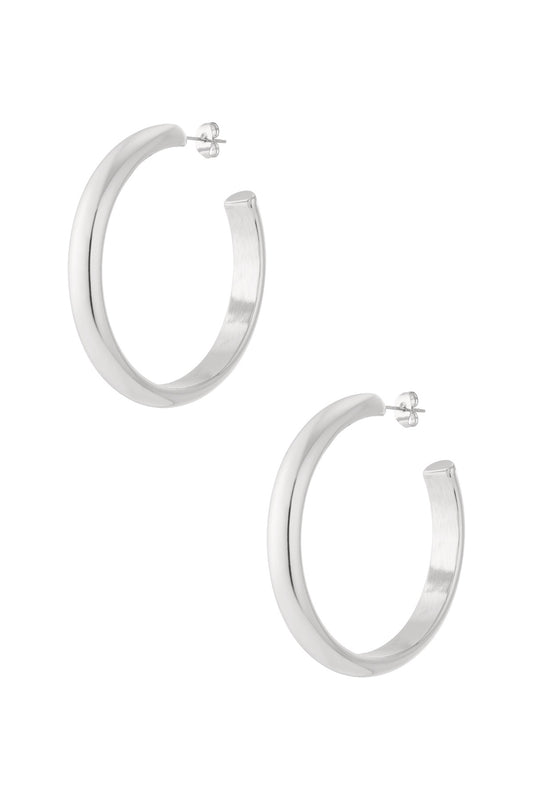 Kyra hoop zilver