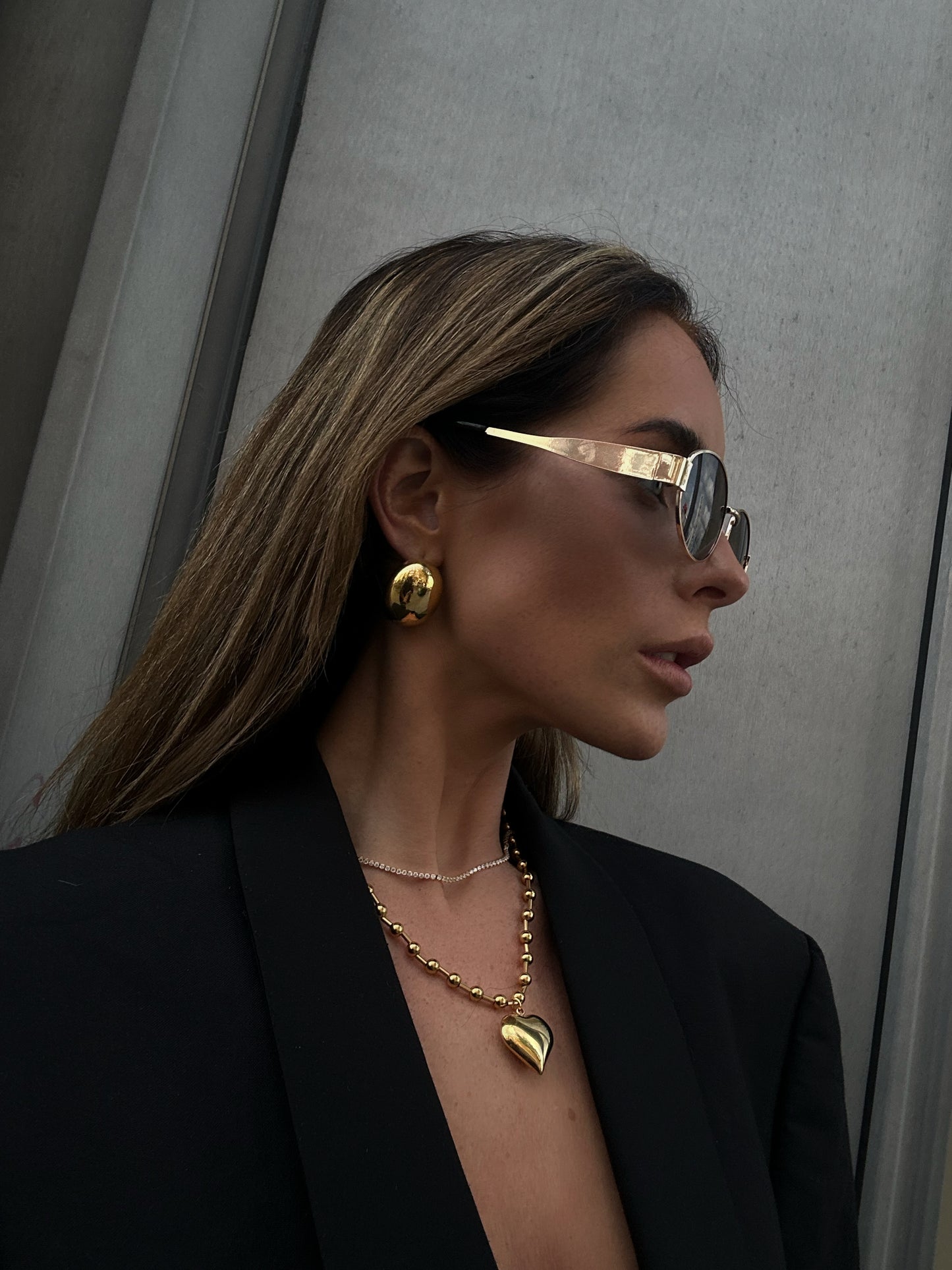 Nina Diamond ketting goud