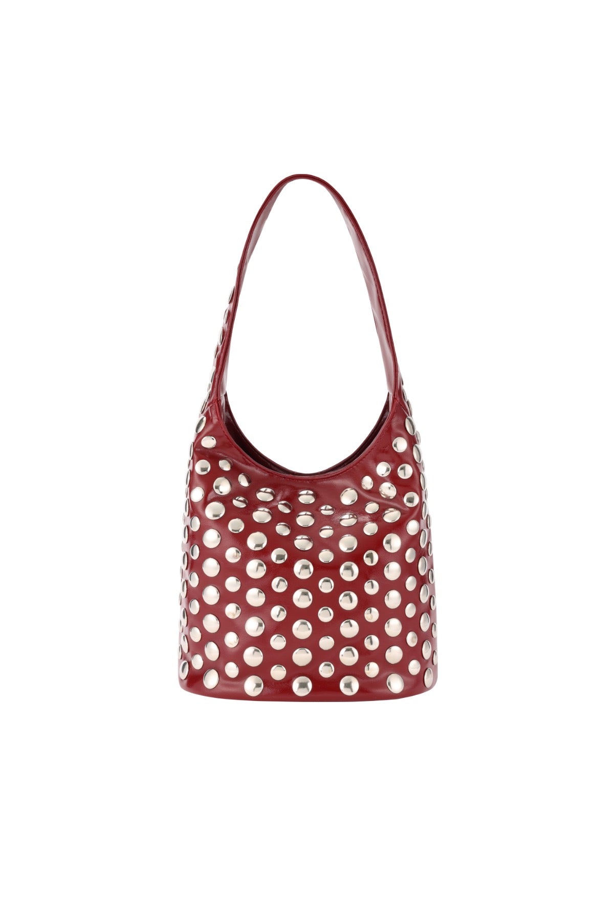 Bowi handtas met studs rood