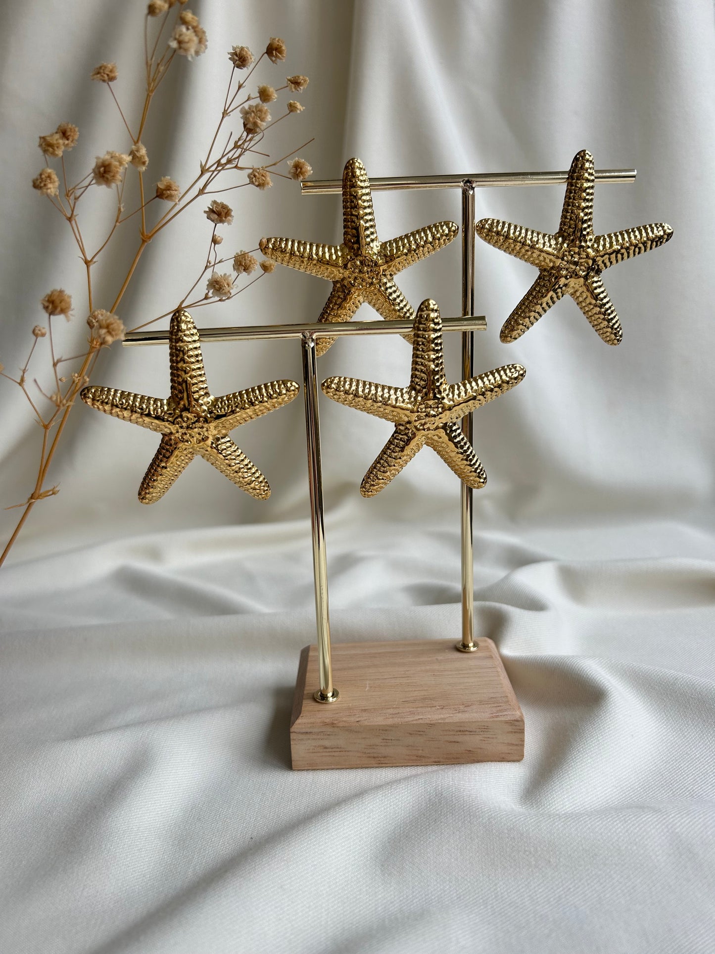 Beach star oorbellen