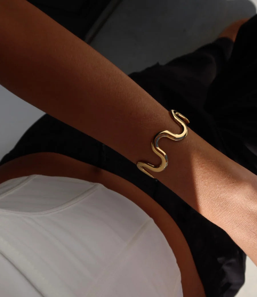 Mila armband goud
