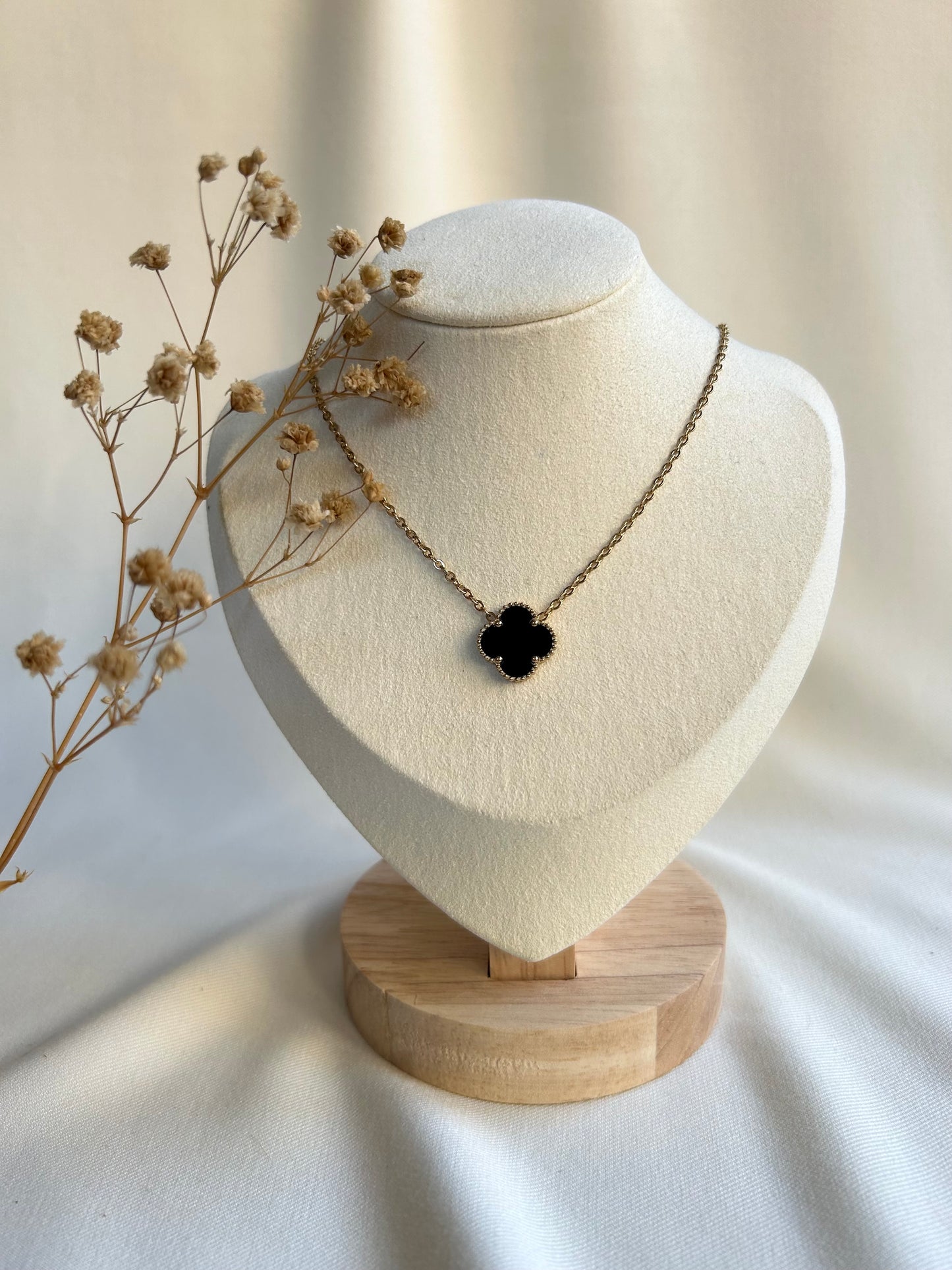 Belle ketting goud/zwart