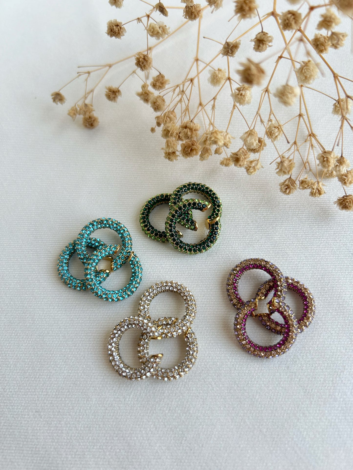 Diamond ear cuff