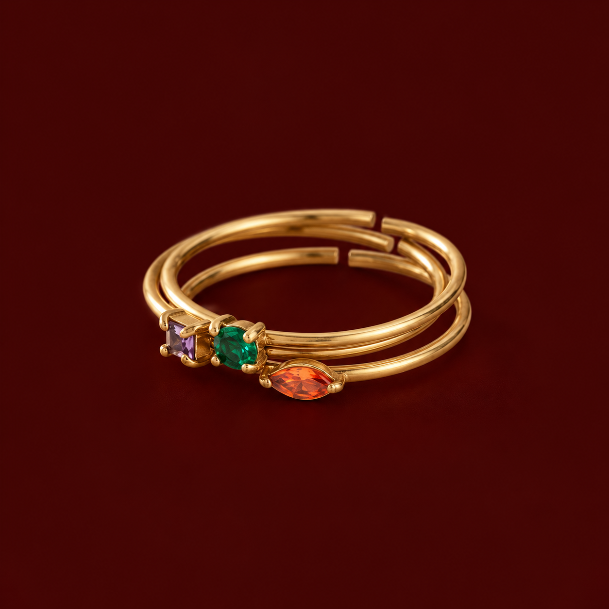 Ringen met geboortesteen