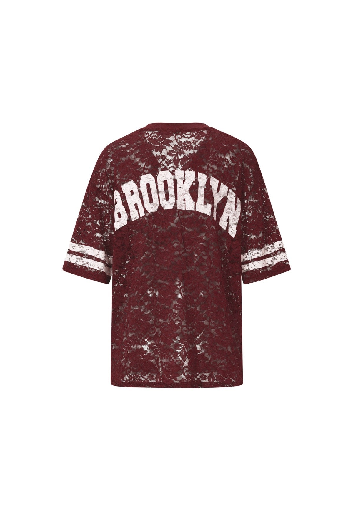 Baseball t-shirt Bordeaux