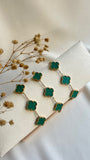 Belle armband goud/groen