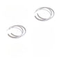 Mia hoops zilver