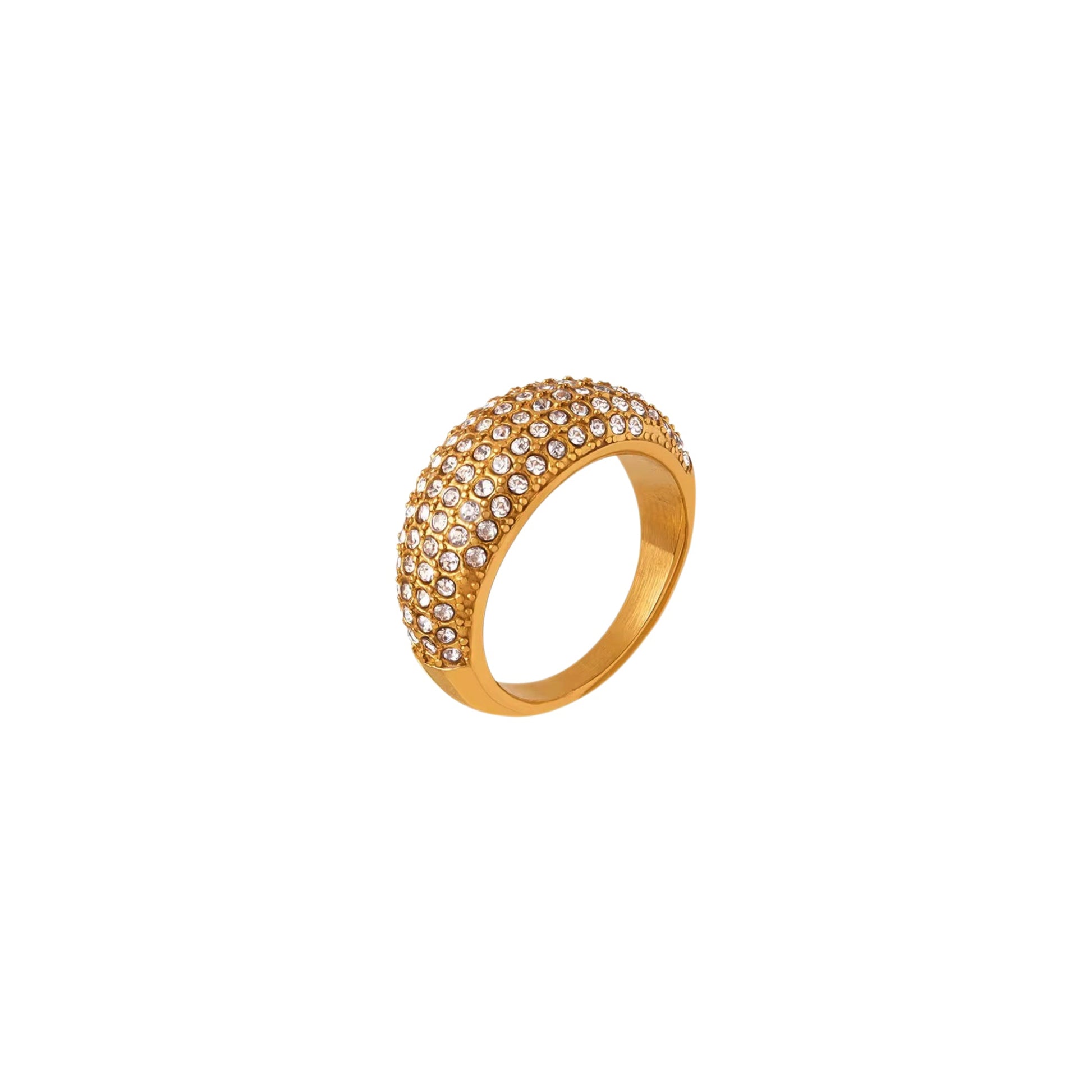 Diamond ring goud