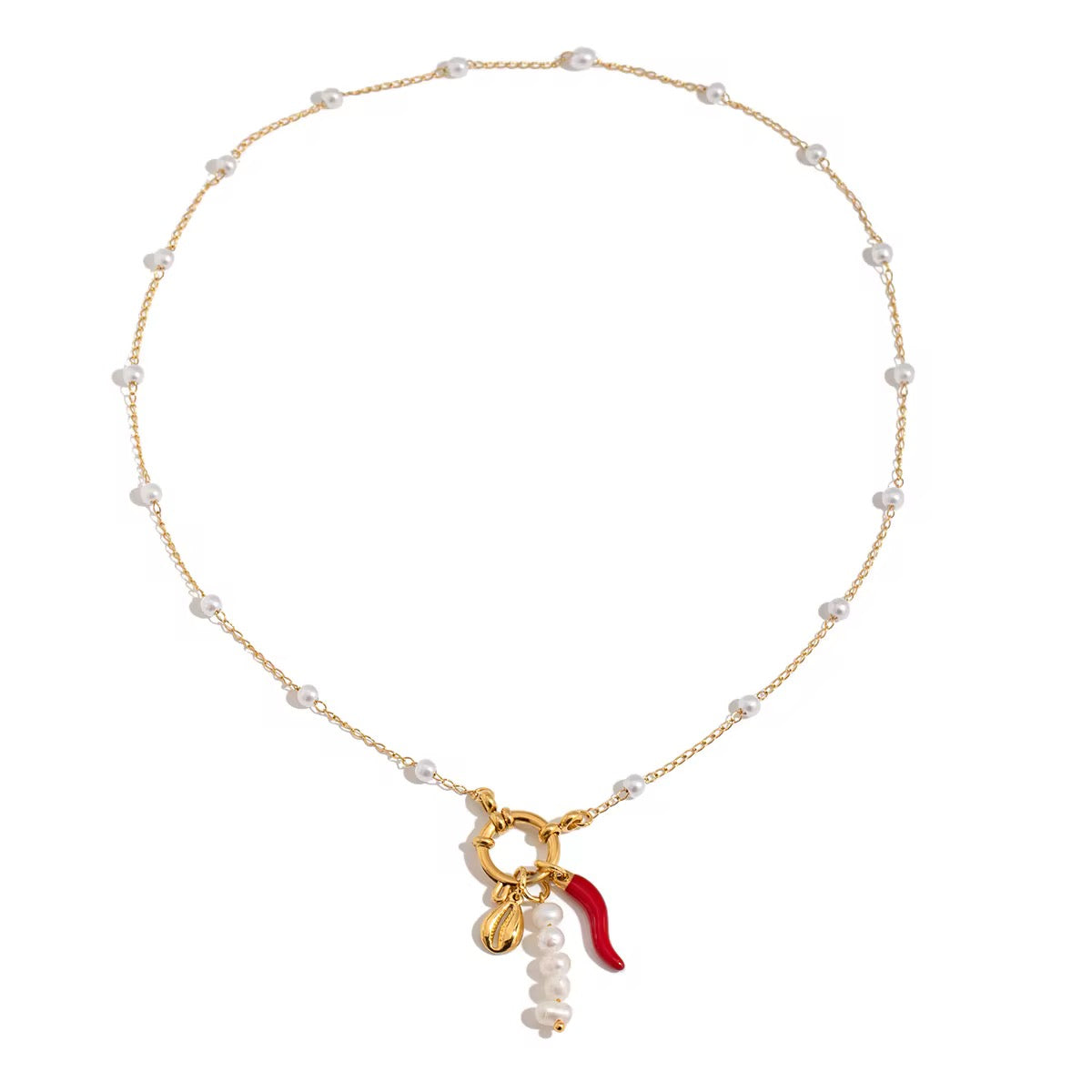 Teddy summer parel ketting met bedels
