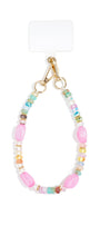 Telefoon ketting met kralen multicolor