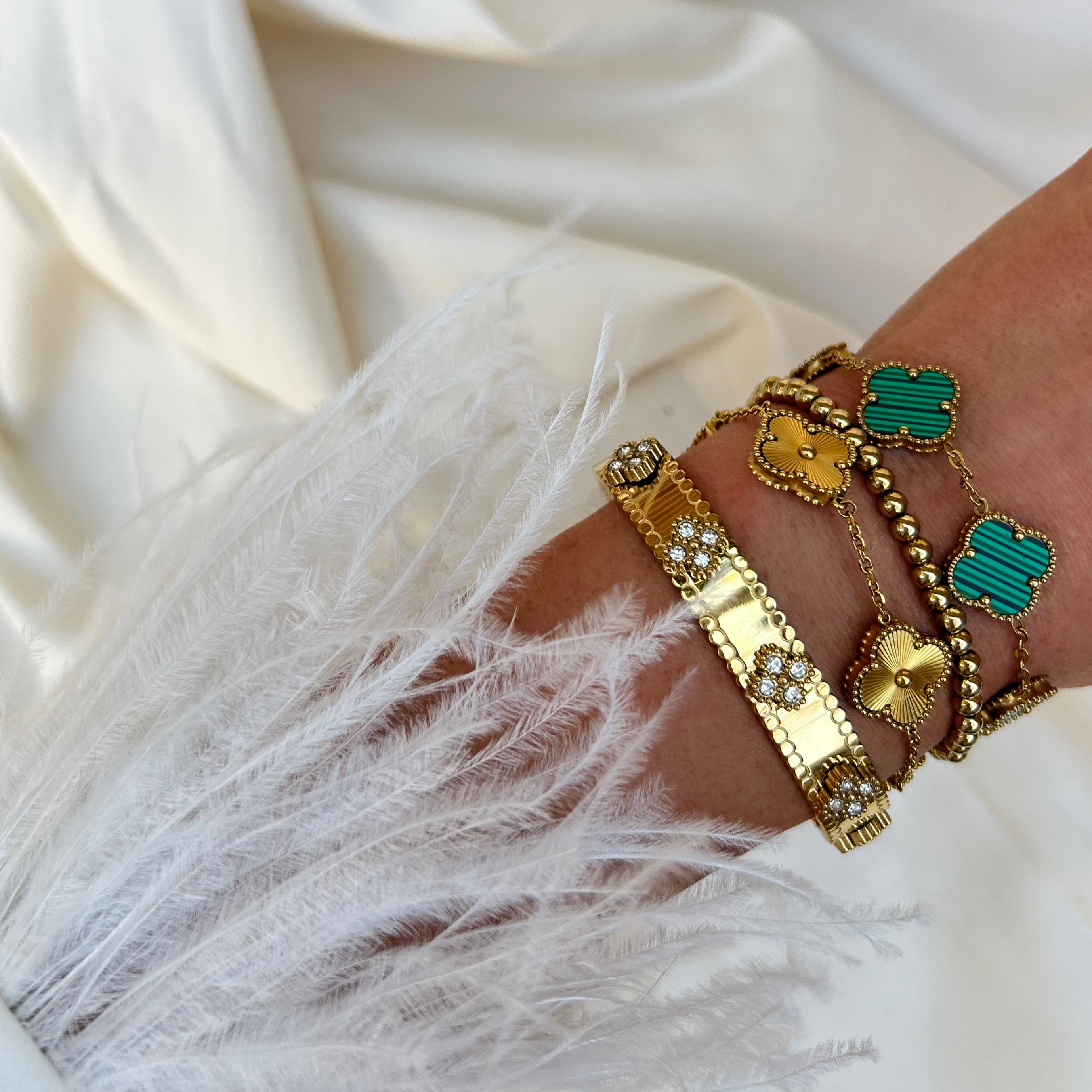 Luna armband goud