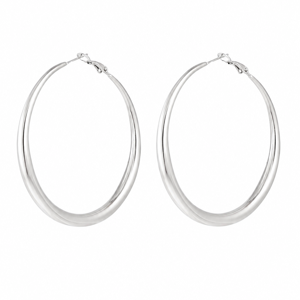 Lisa hoops zilver
