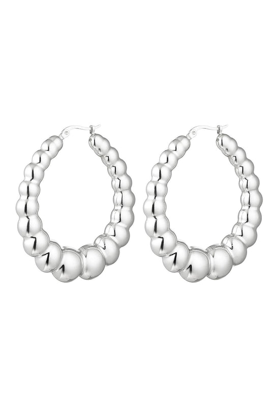 Mikki oorbellen zilver