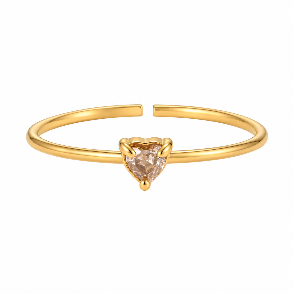 Minimalistische geboortesteen ring November