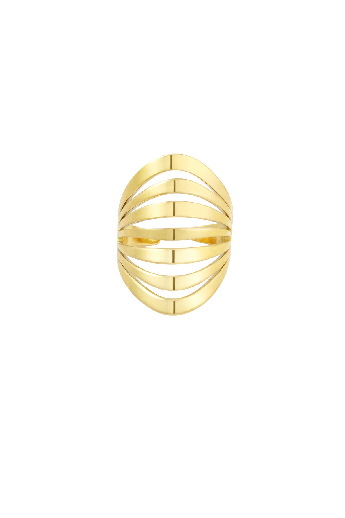 Stijlvolle ring goud