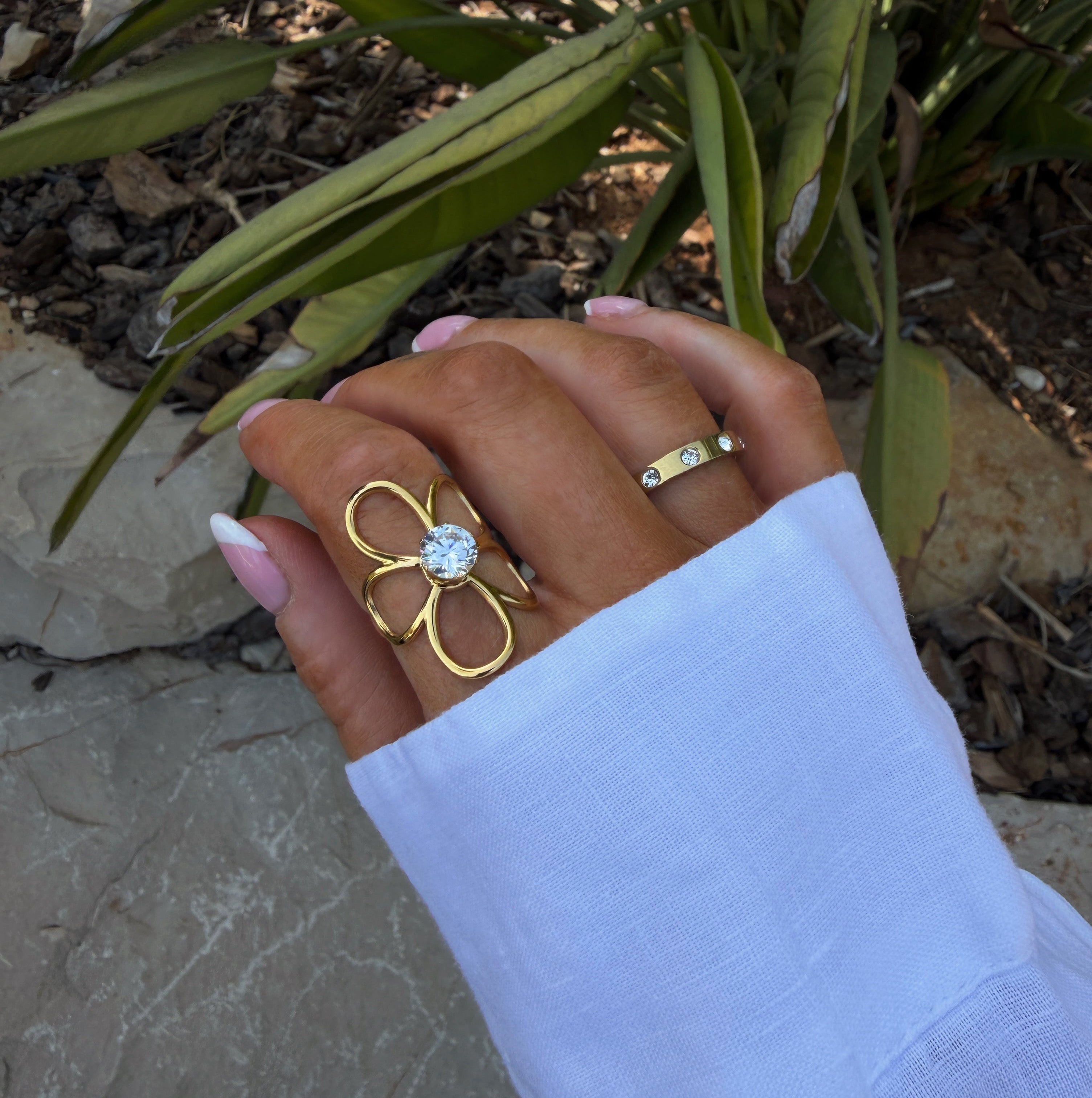 Lore bloem ring