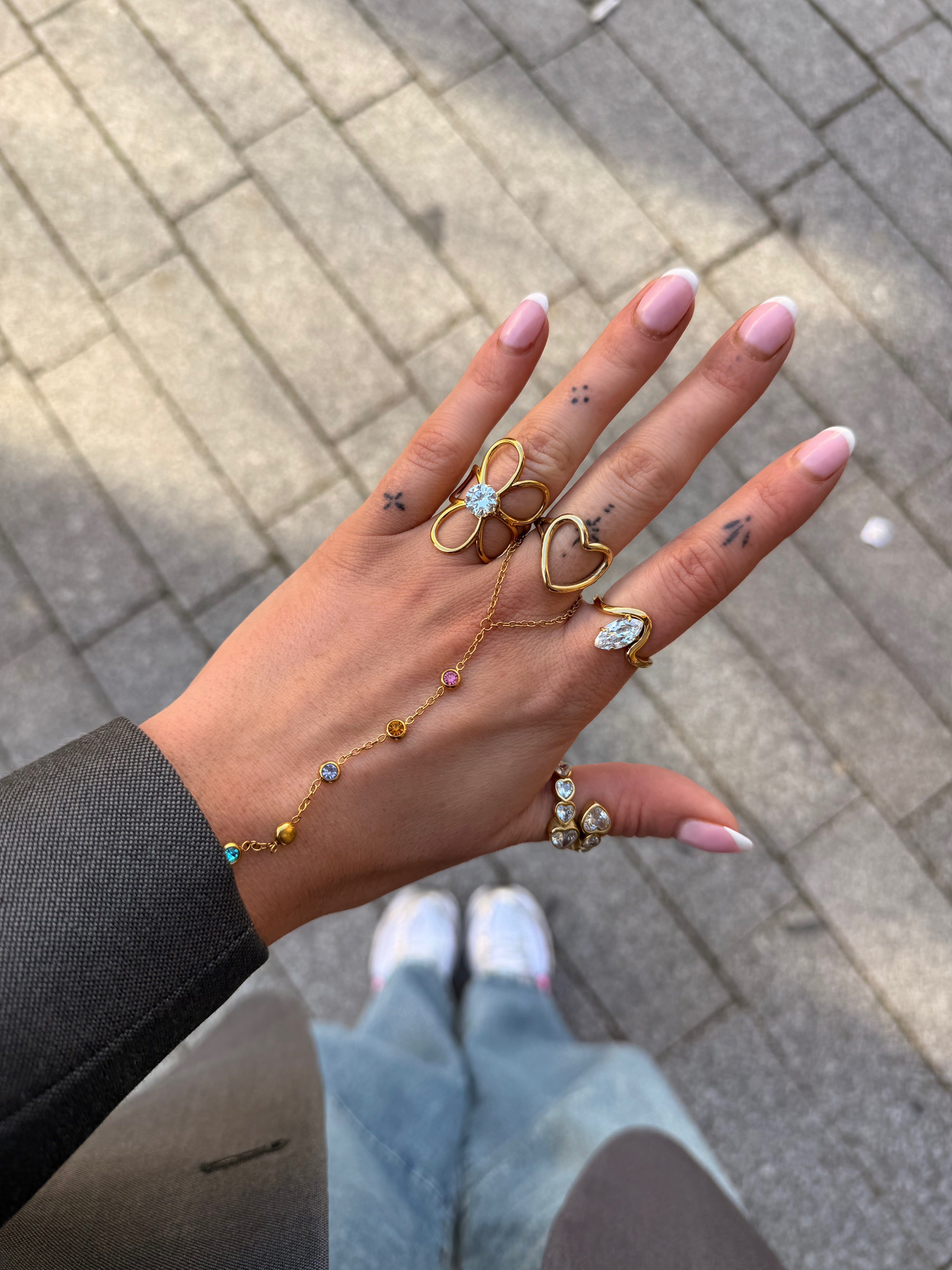 Lore bloem ring