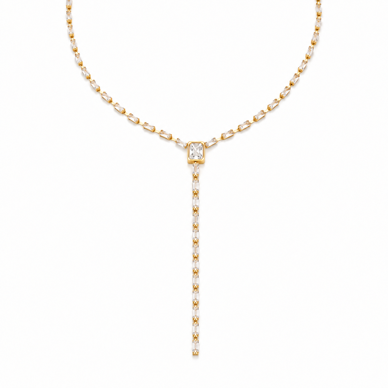 Vikki lange ketting diamonds