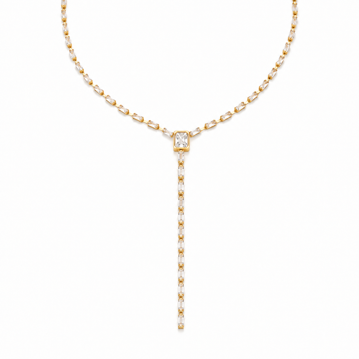 Vikki lange ketting diamonds