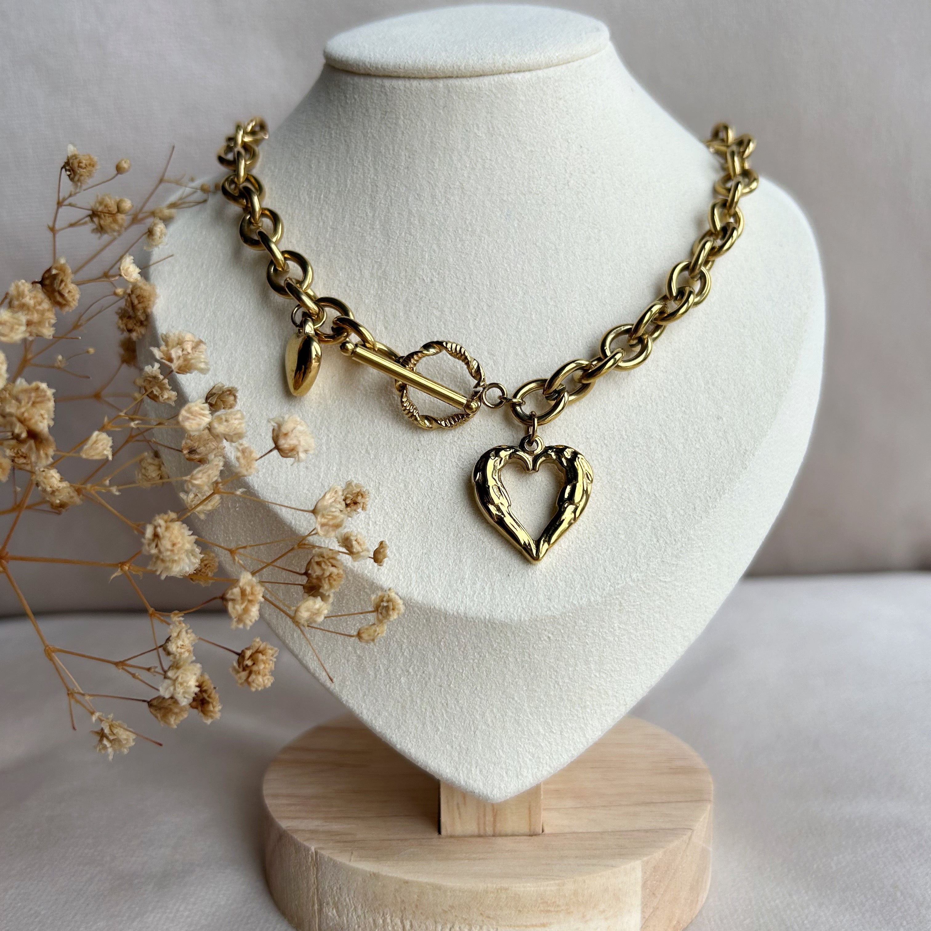 Schakel ketting goud