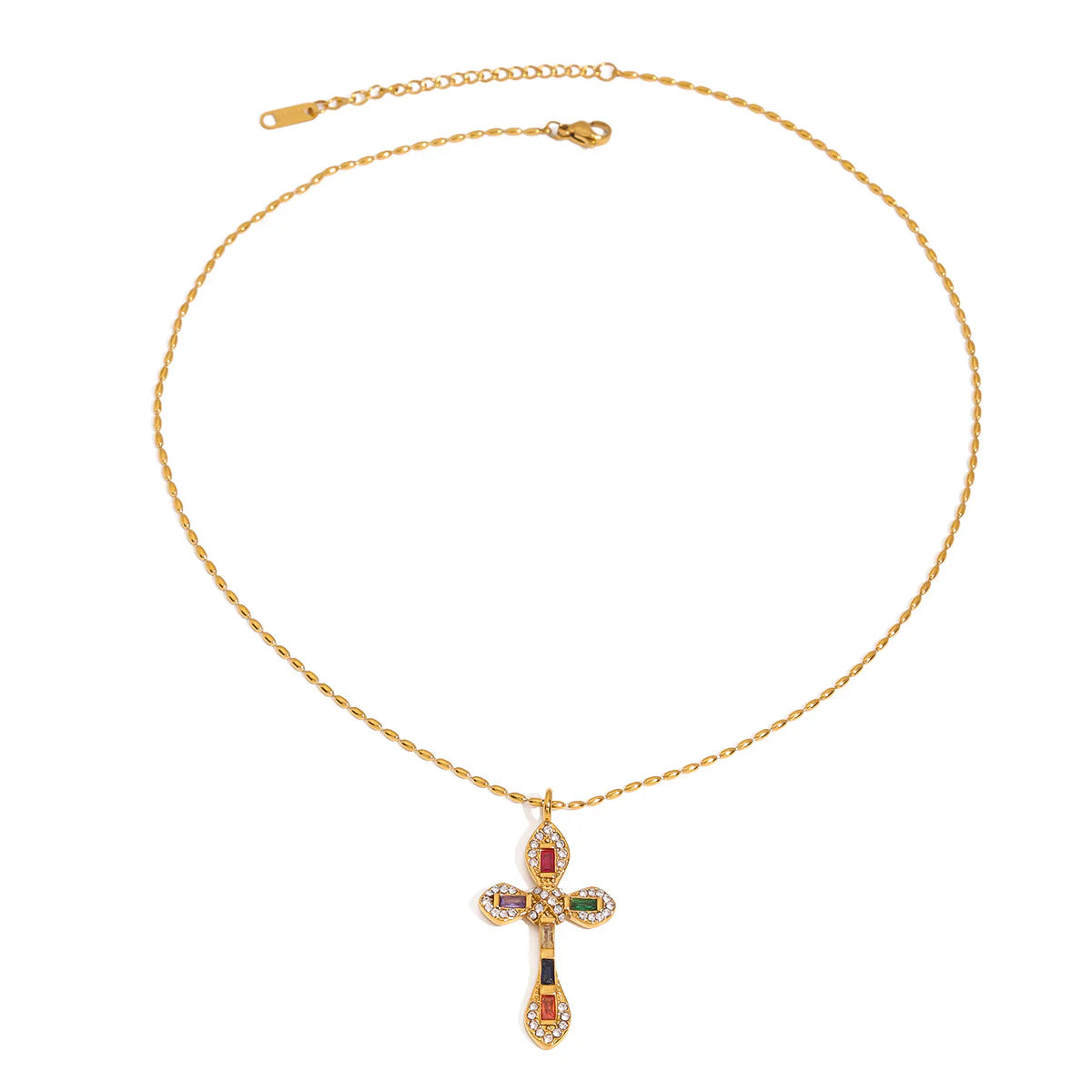 Char ketting multicolor
