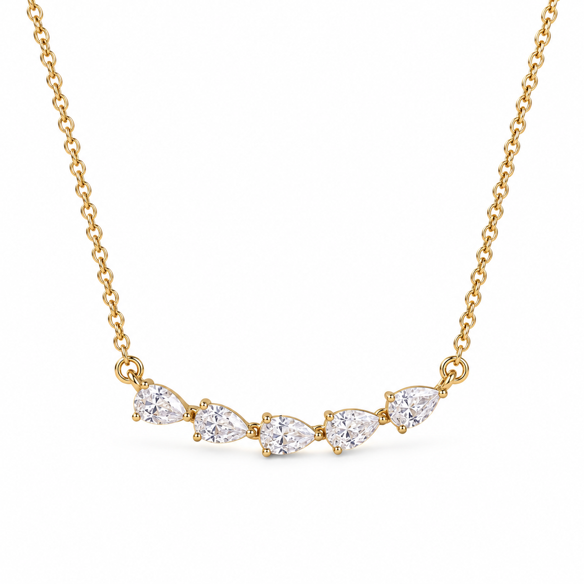 Fally diamond ketting