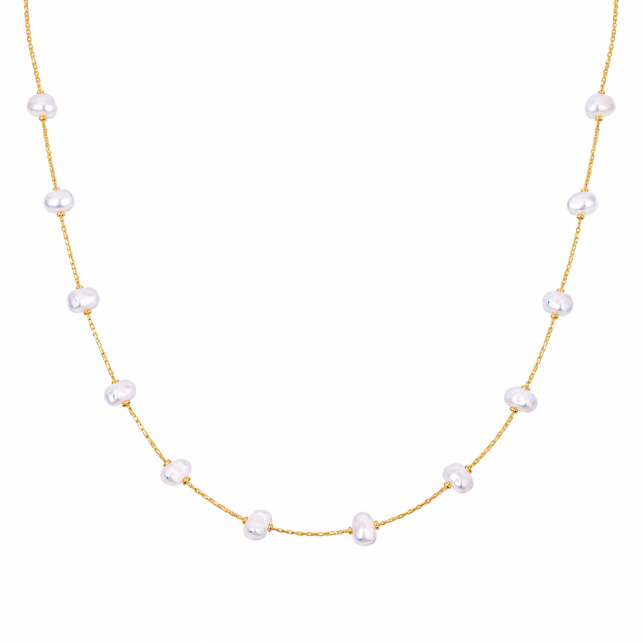 Room ketting parel/goud