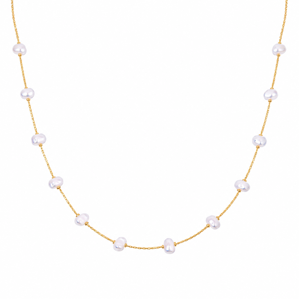 Room ketting parel/goud