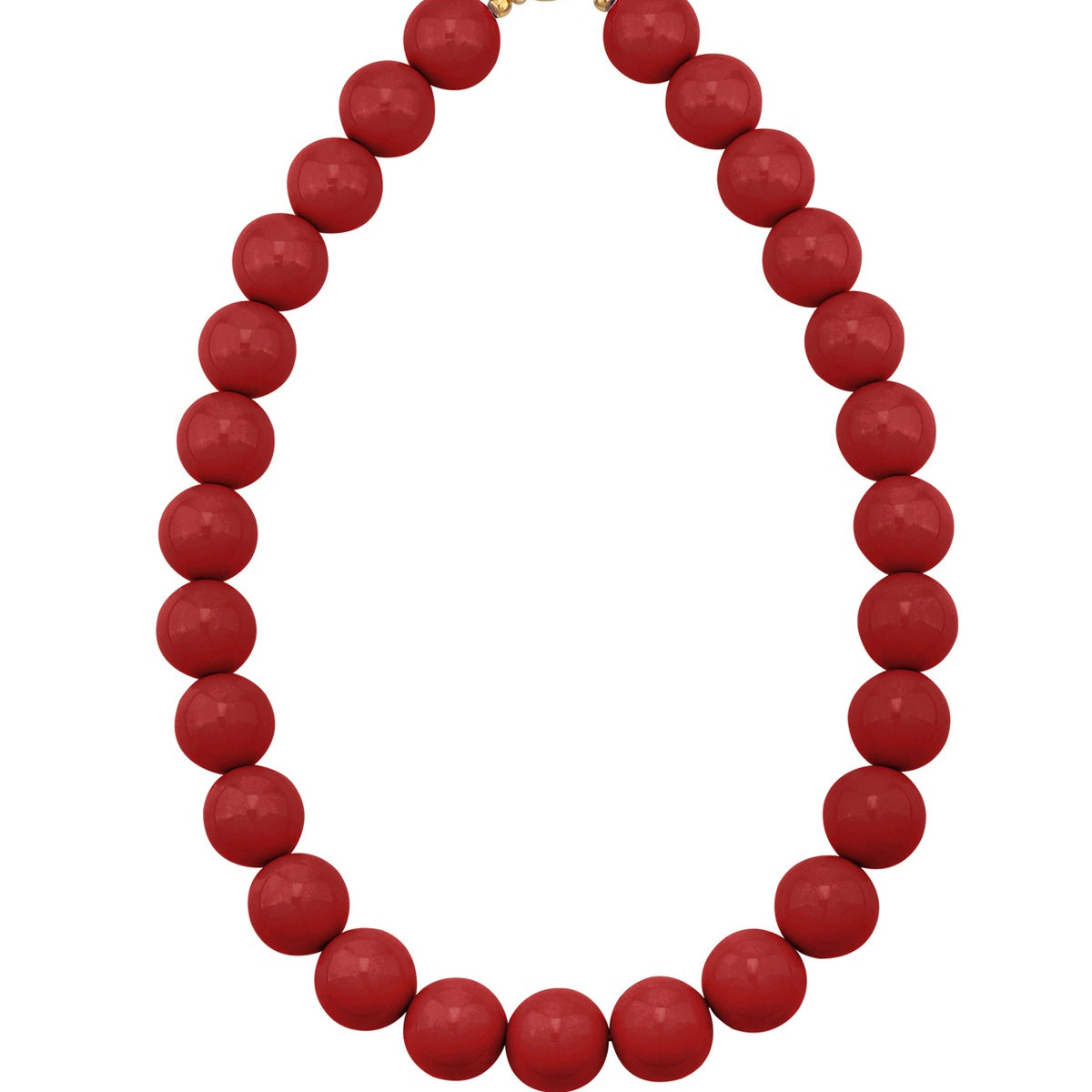 Lilly kralen ketting Rood