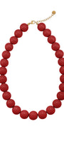 Lilly kralen ketting Rood