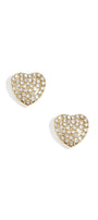 Manchetknopen glitter hart goud