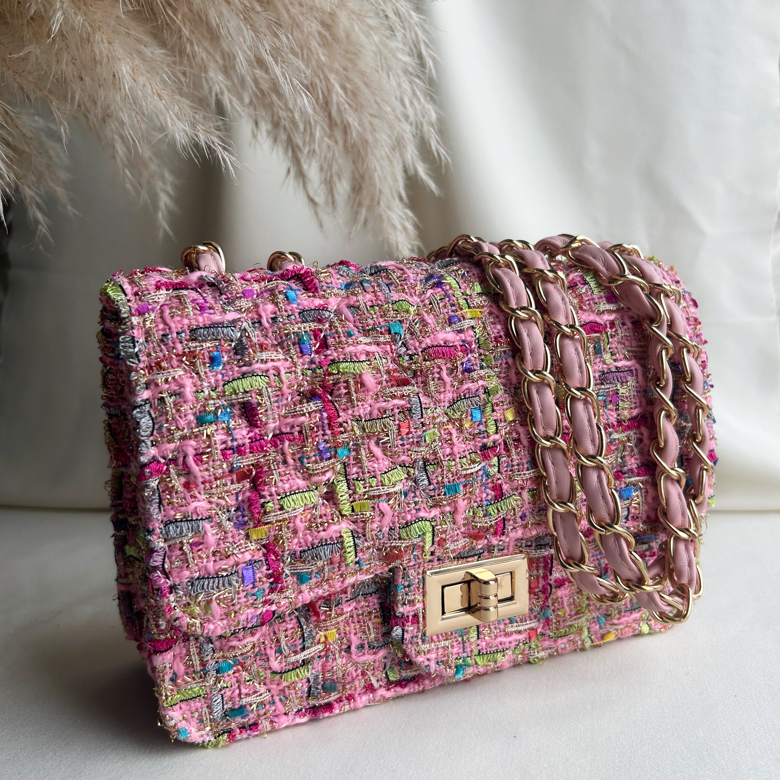 Charlies bag Roze