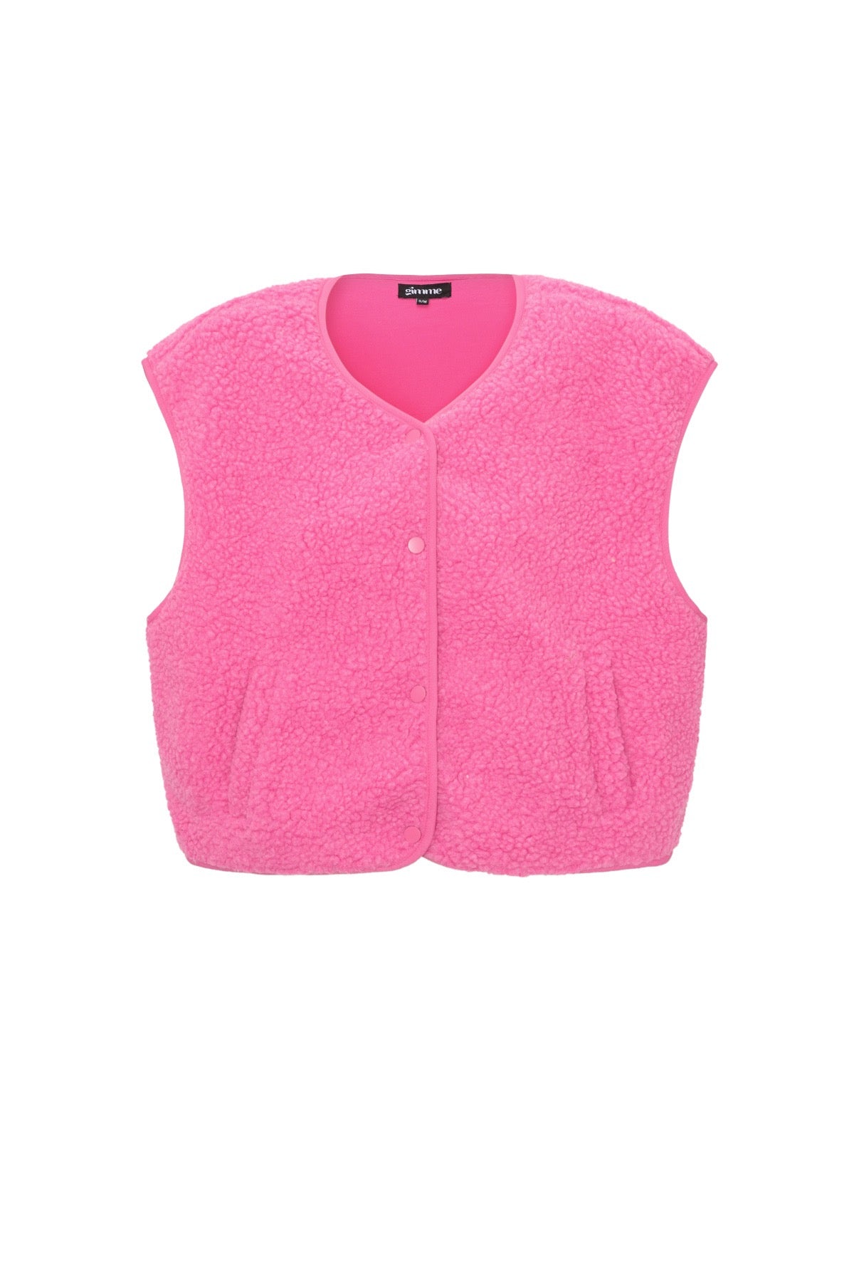 Teddy gilet Pink