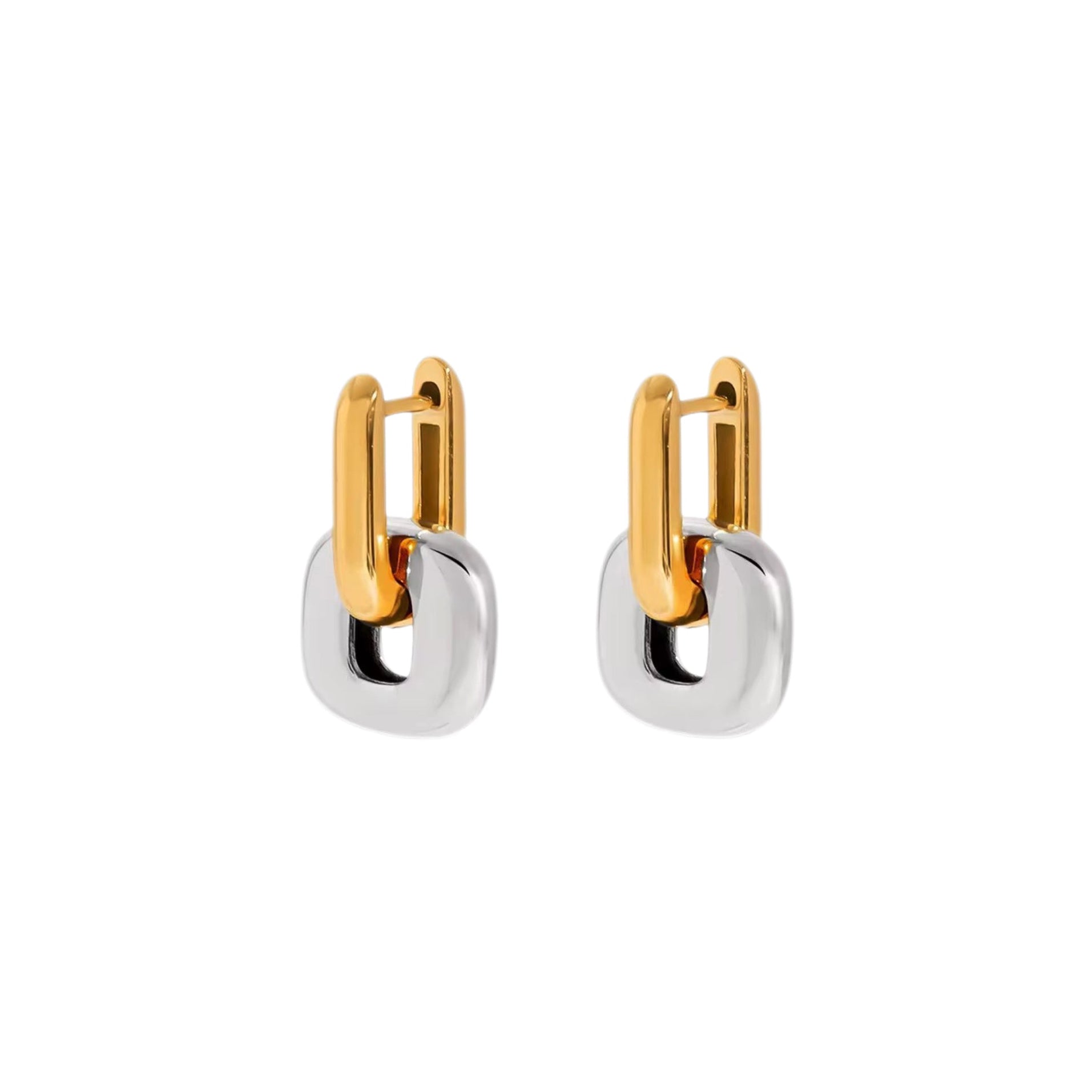 Maily oorbellen goud/zilver