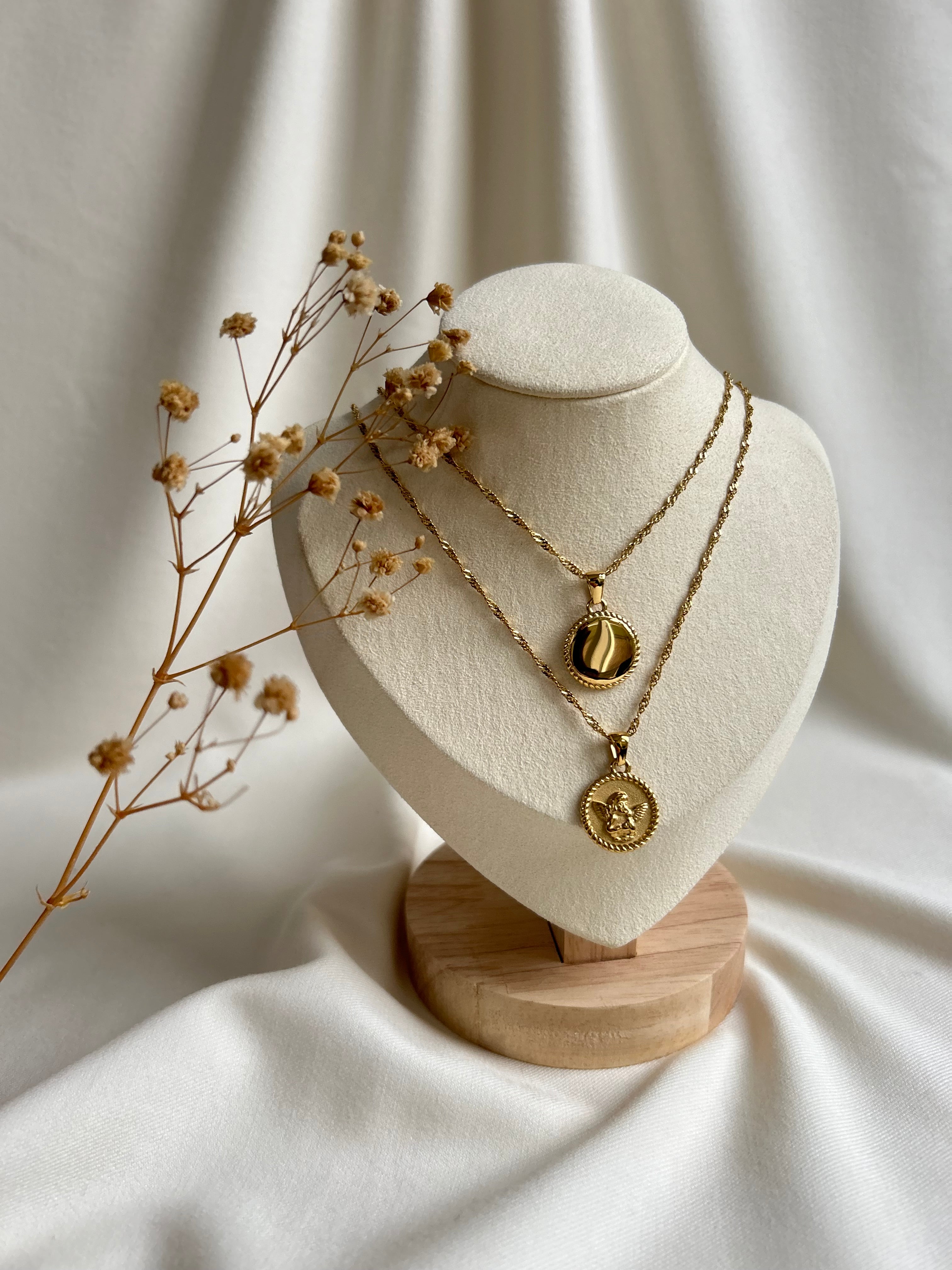 Angel ketting goud