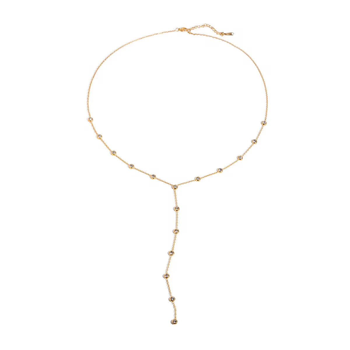 Vienne lange ketting met diamonds