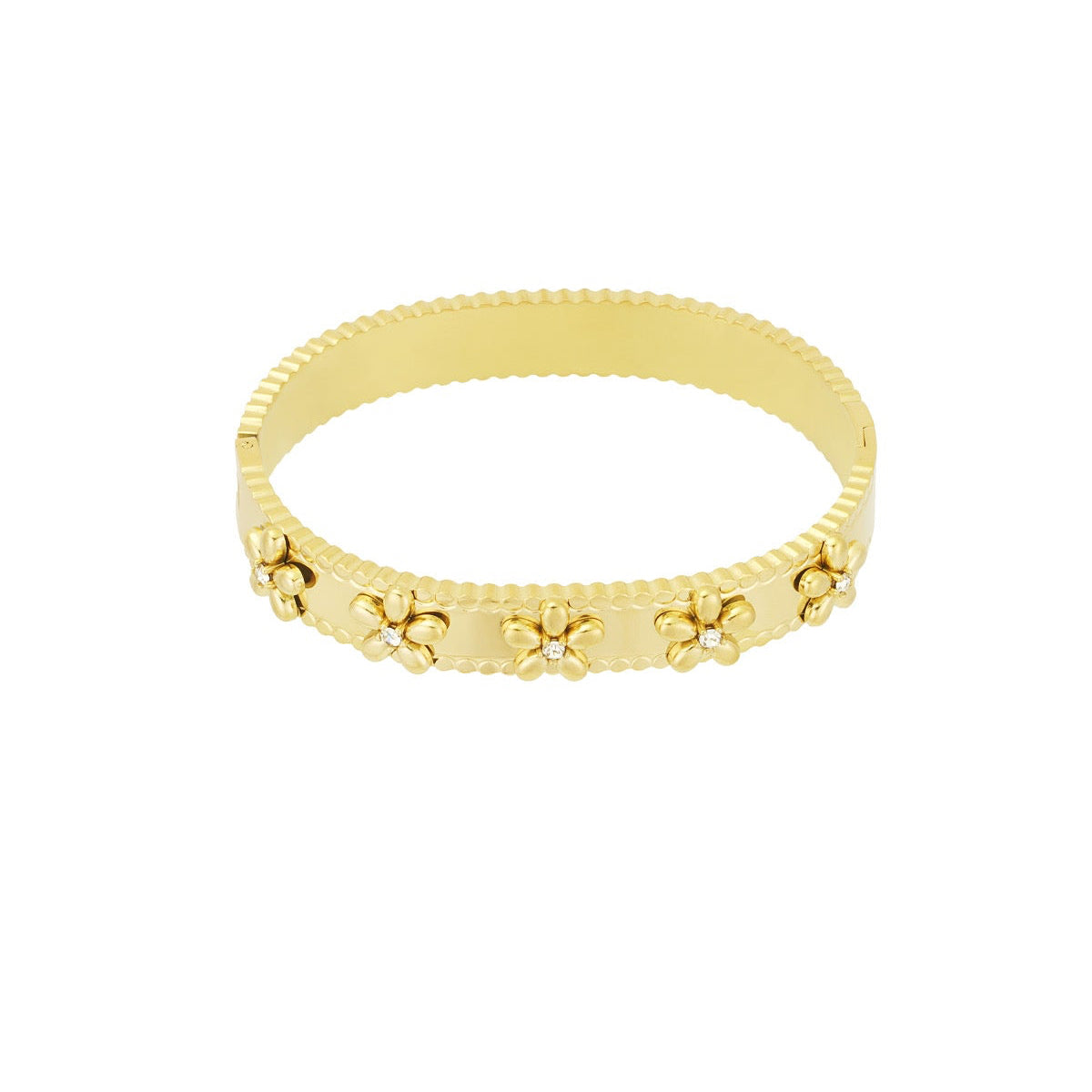 Fleur armband goud