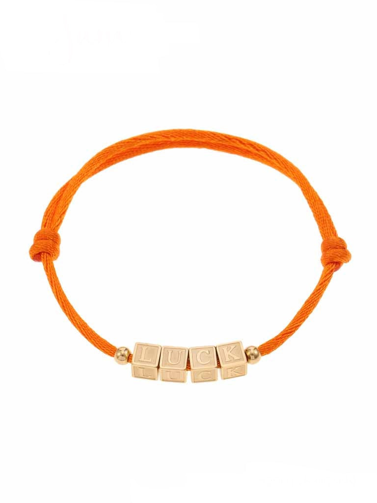 LUCK zomer armband oranje