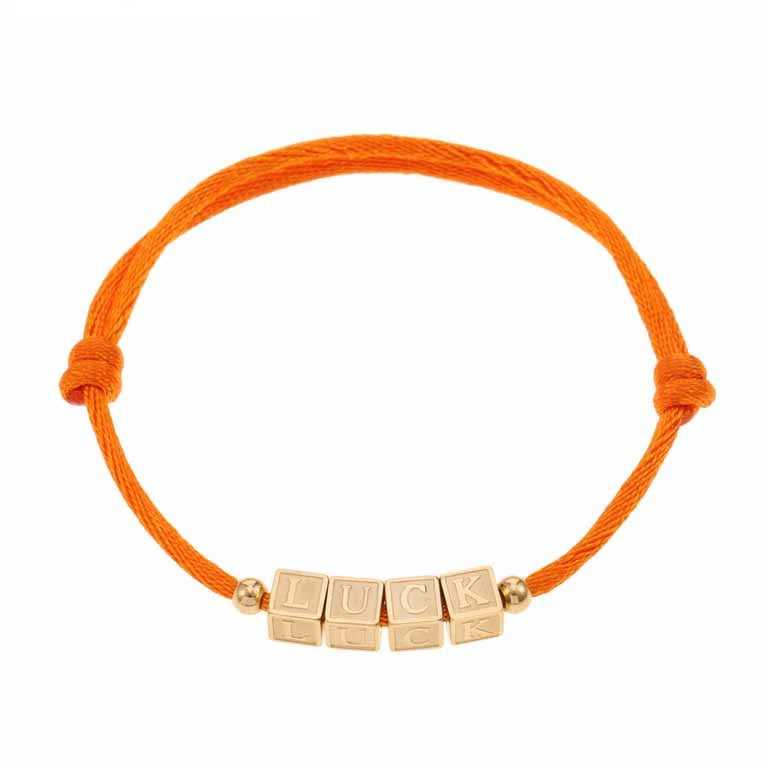 LUCK zomer armband oranje