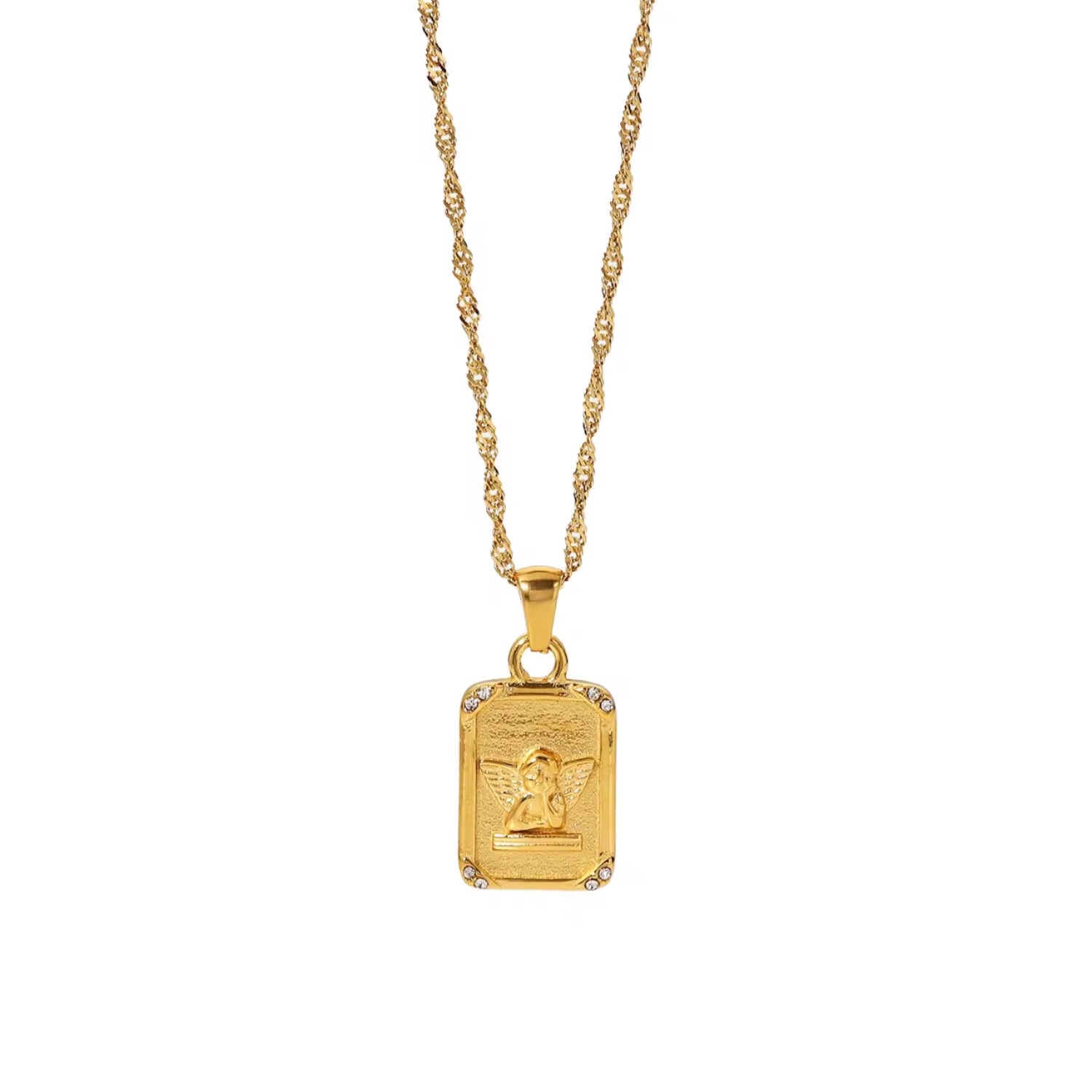 Angel ketting goud