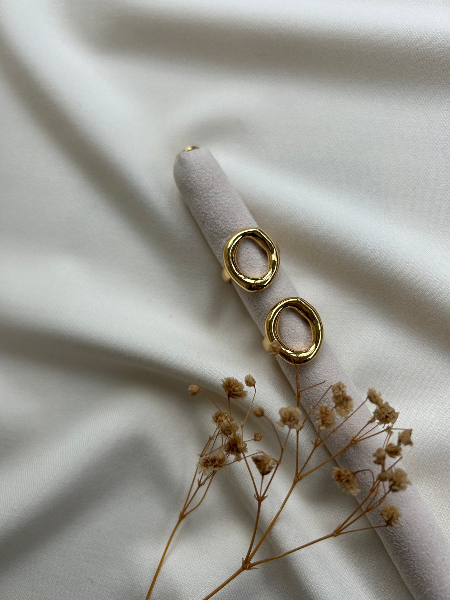 Round ring goud
