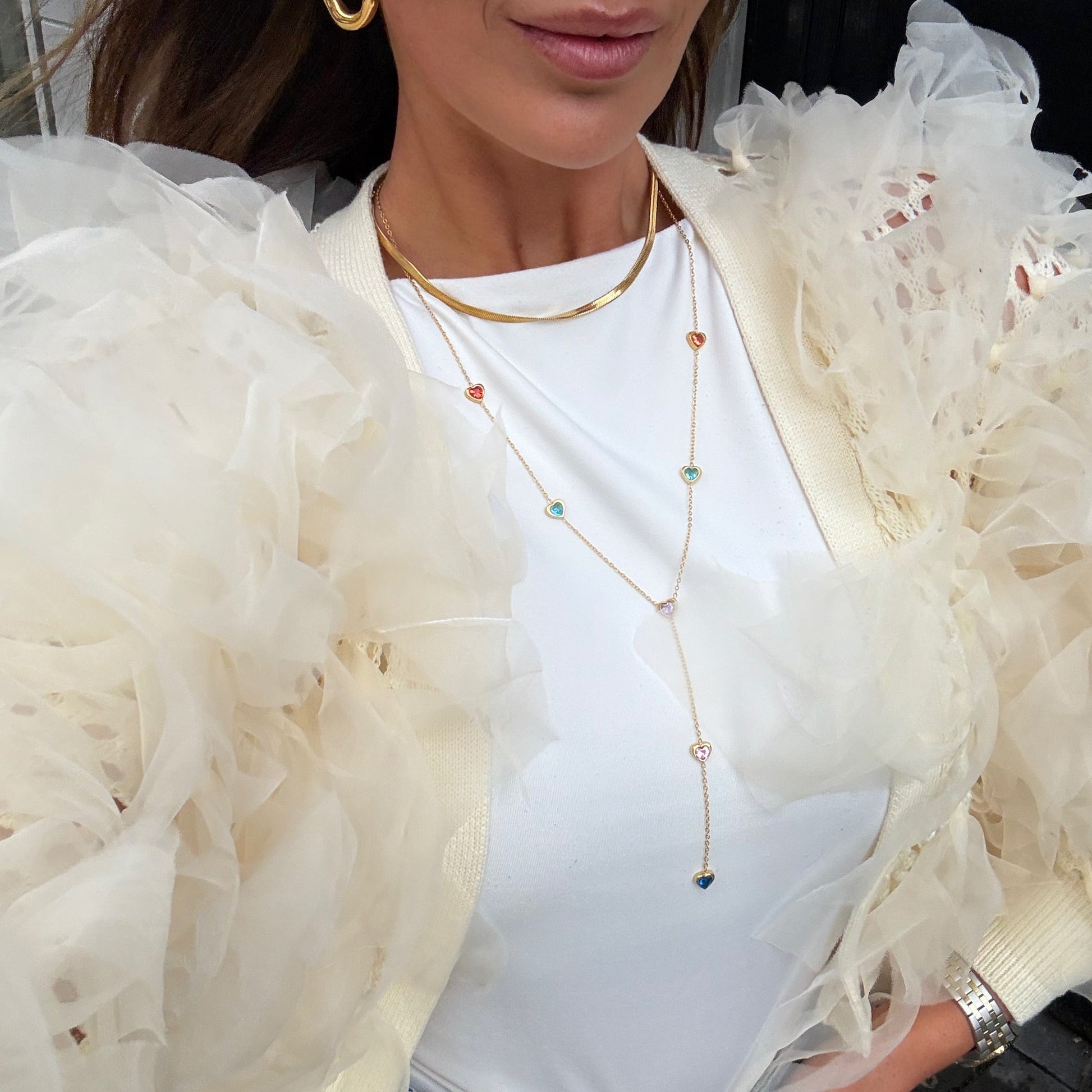 Lange hart ketting