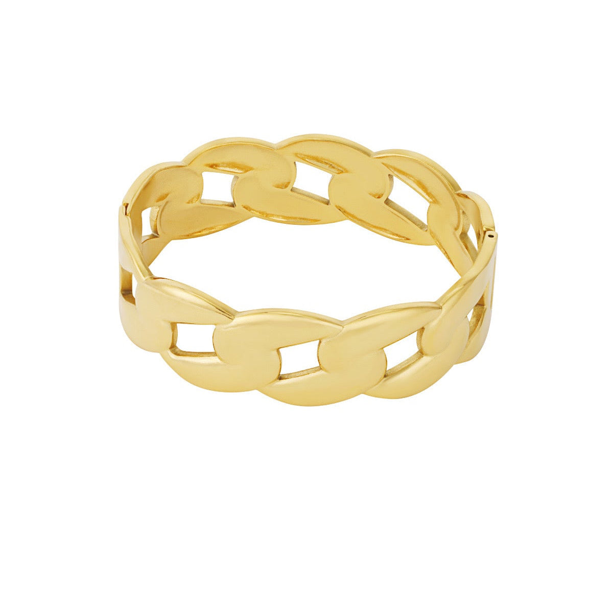 Schakel bangle armband